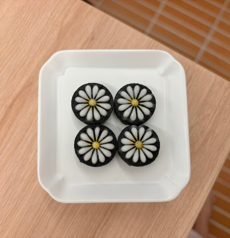 흑임자 데이지 절편 - 1